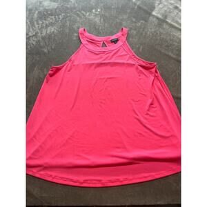Torrid Top Women Plus 0 Pink Sleeveless Blouse‎ Crew Neck